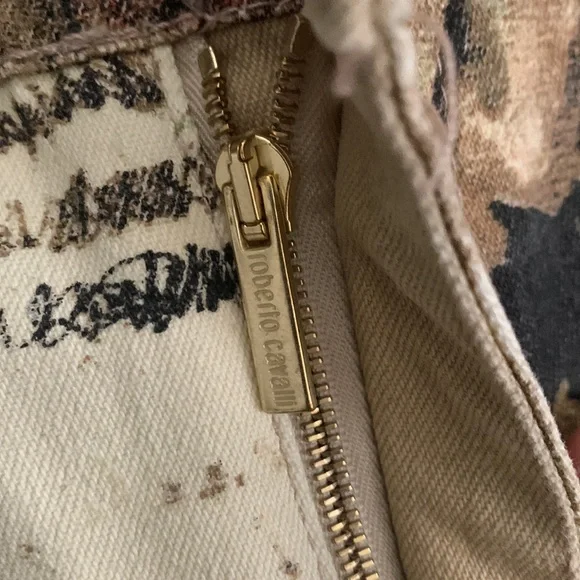 Roberto Cavalli Floral and letters Vintage Straight pants made in Italy - Picture 8 of 16